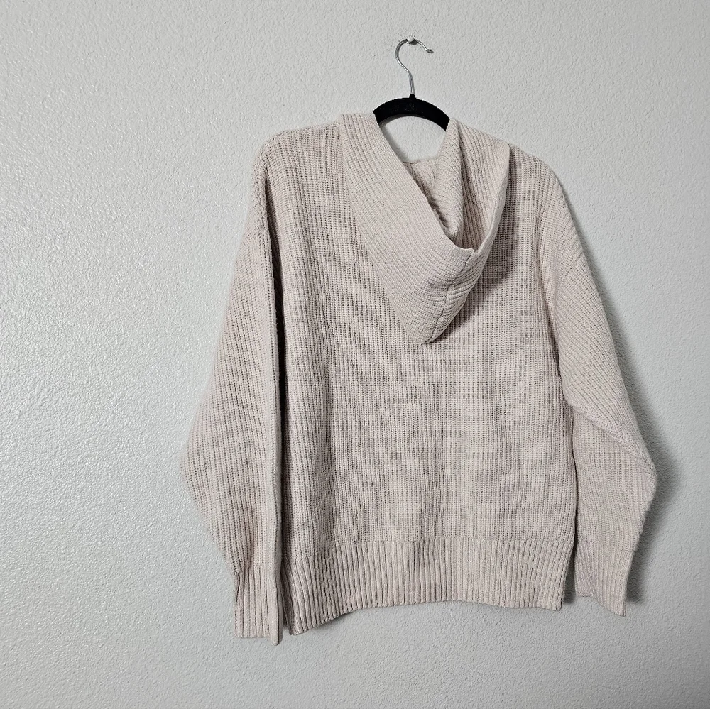 Cream  Hoodie Sweater Sz S - Picture 6 of 7